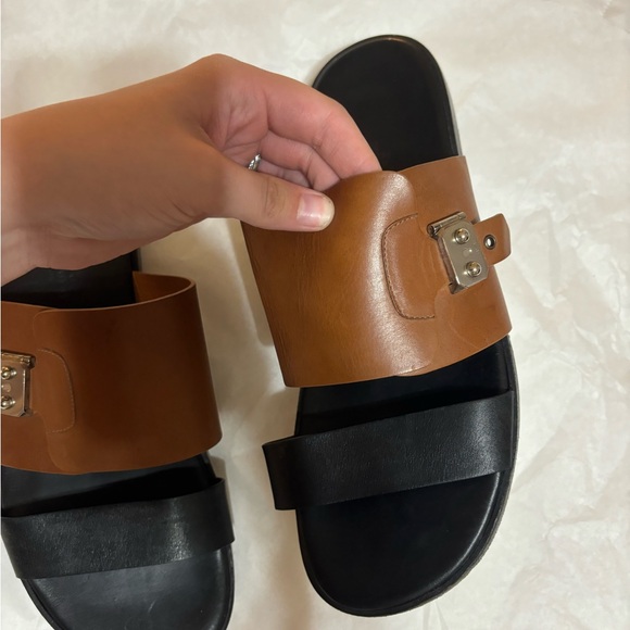 HERMÈS Men’s Lonie Leather Slide Size 41 - Picture 4 of 10